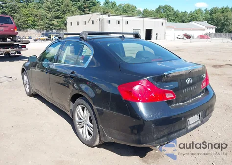 2010 Infiniti G37X z USA, uszkodzony, nr VIN JN1CV6AR5AM252693